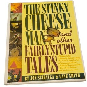 The Stinky Cheese Man and Other Fairly Stupid Tales Book Vintage Hardback 1992